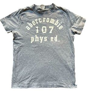 Abercrombie & Fitch Kids Phys Ed Light Grey T-Shirt, Youth XL, Preloved